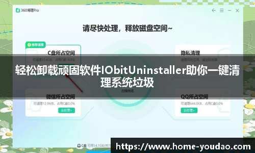 轻松卸载顽固软件IObitUninstaller助你一键清理系统垃圾
